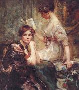Colin Campbell Cooper Two Women oil painting artist